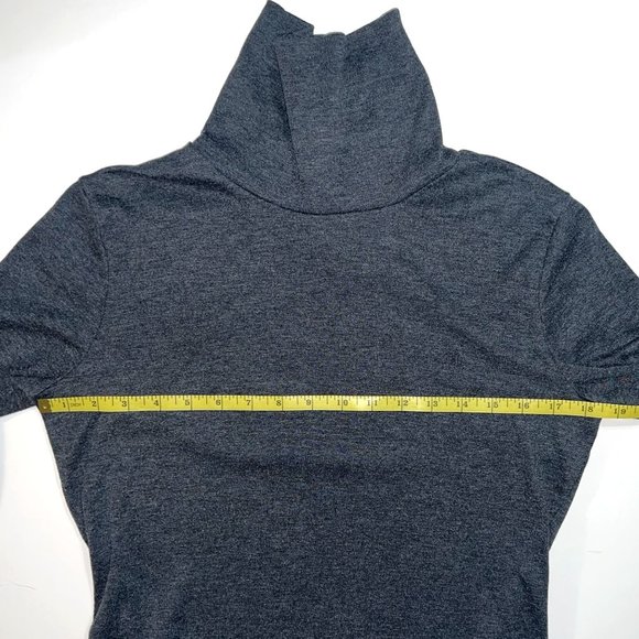 Lauren Ralph Lauren - Women's Size XL - Dark Grey Top - Cowl Neck Long Sleeve - Picture 7 of 10